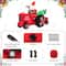Glitzhome® 11ft. Lighted Inflatable Santa on Tractor Décor